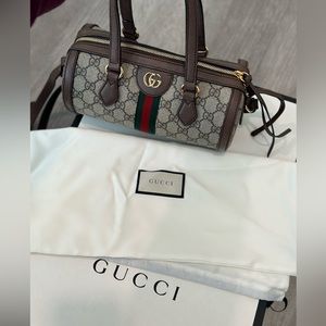 OPHIDIA GG SMALL BOSTON BAG